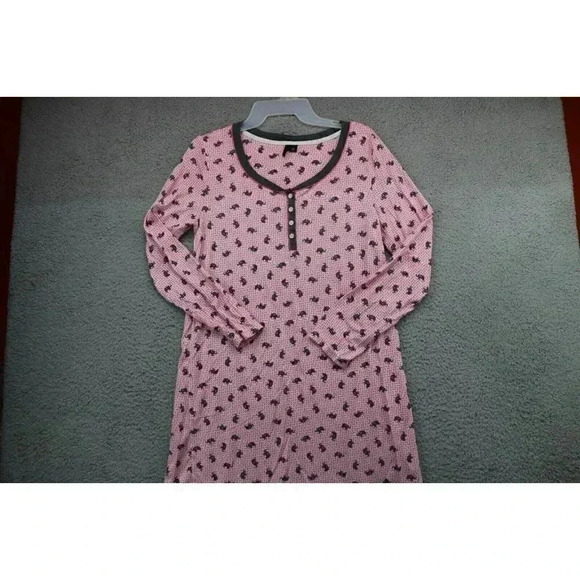 Women's Kensie Pajama Gown-Rayon-Size Medium-Elephants - Picture 1 of 9